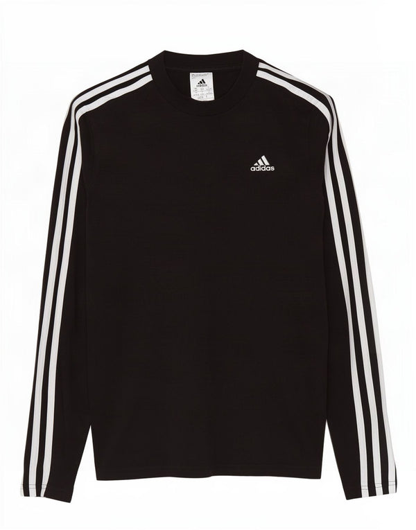 Adidas Dame Top Langærmet UK 4/6 XS Sort Bomuld
