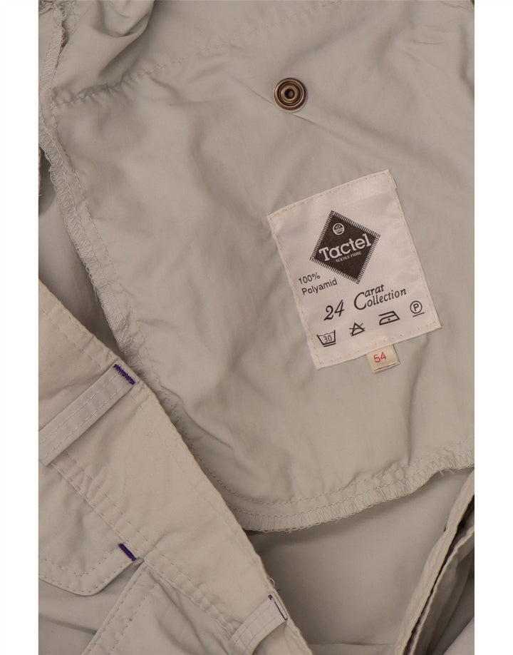Tactel Herre Pegged Chino Bukser W36 L30 Grå Polyamid