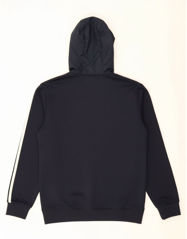 Adidas Hættetrøje med lynlås til mænd, lille marineblå polyester