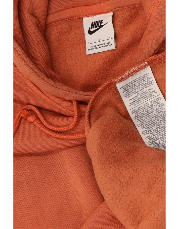 Nike Herre Loose Fit Hoodie Jumper Lille Orange Bomuld