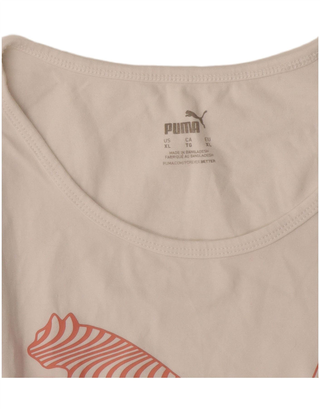 Puma Grafisk Vest Top til kvinder 18 XL Hvid