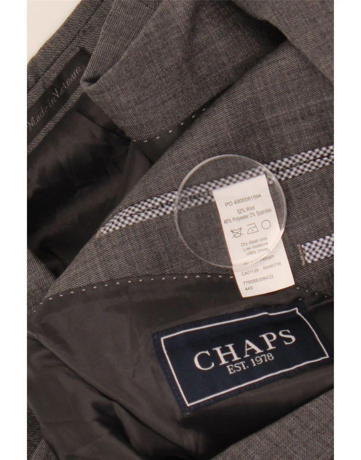 CHAPS Herre 2-knaps blazerjakke UK 44 2XL Grå Uld