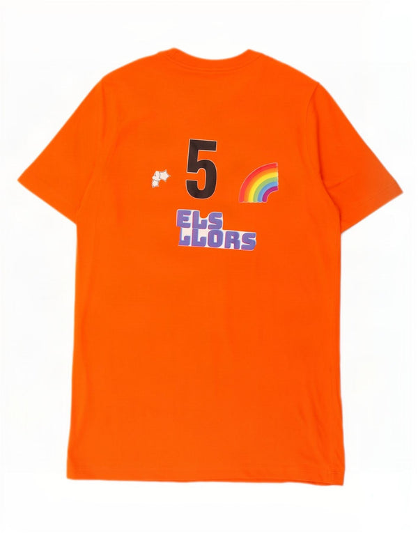 Nike Boys Grafisk T-Shirt Top 13-14 år XL Orange Bomuld