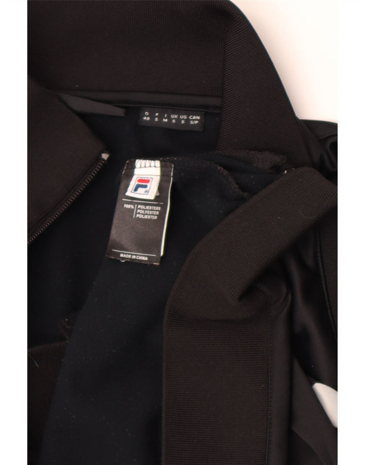 Fila Træningsdragt til mænd Top jakke Lille sort Colourblock Polyester