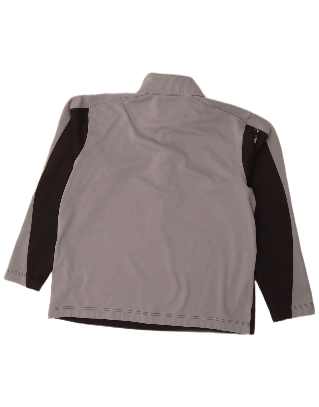 Nike Herre Dri Fit Pullover Træningsdragt Top UK 42/44 Stor Grå Colourblock