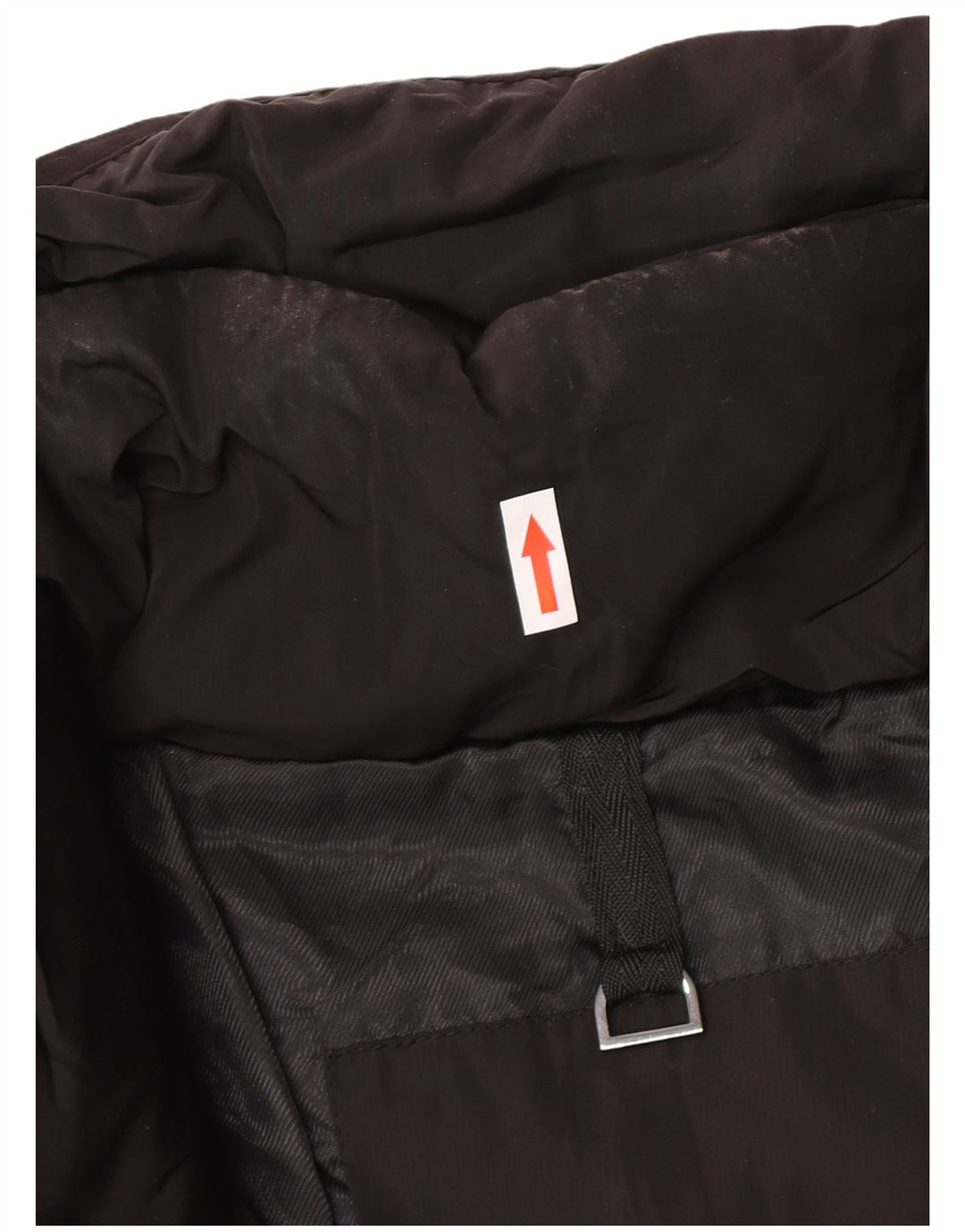 Zara Polstret Frakke til kvinder UK 14 Medium Sort Polyester