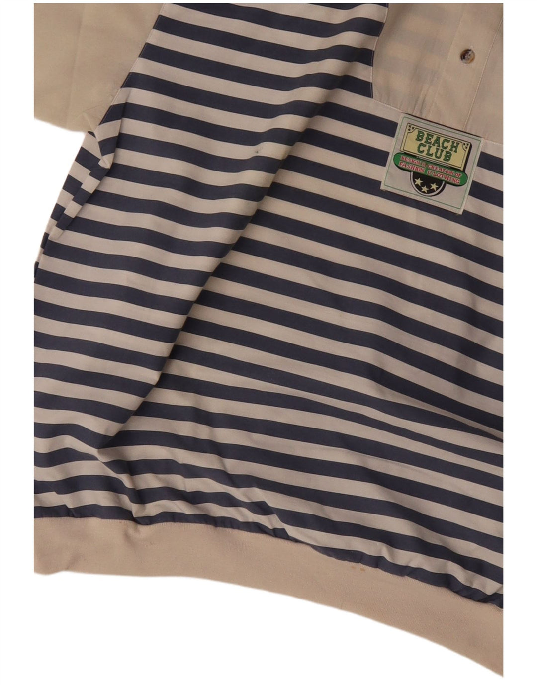 VINTAGE kortærmet herretrøje IT 52/54 Stor blå stribet