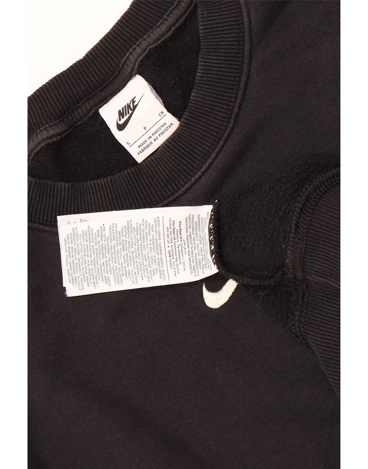 Nike Loose Fit Sweatshirt Jumper lille sort bomuld