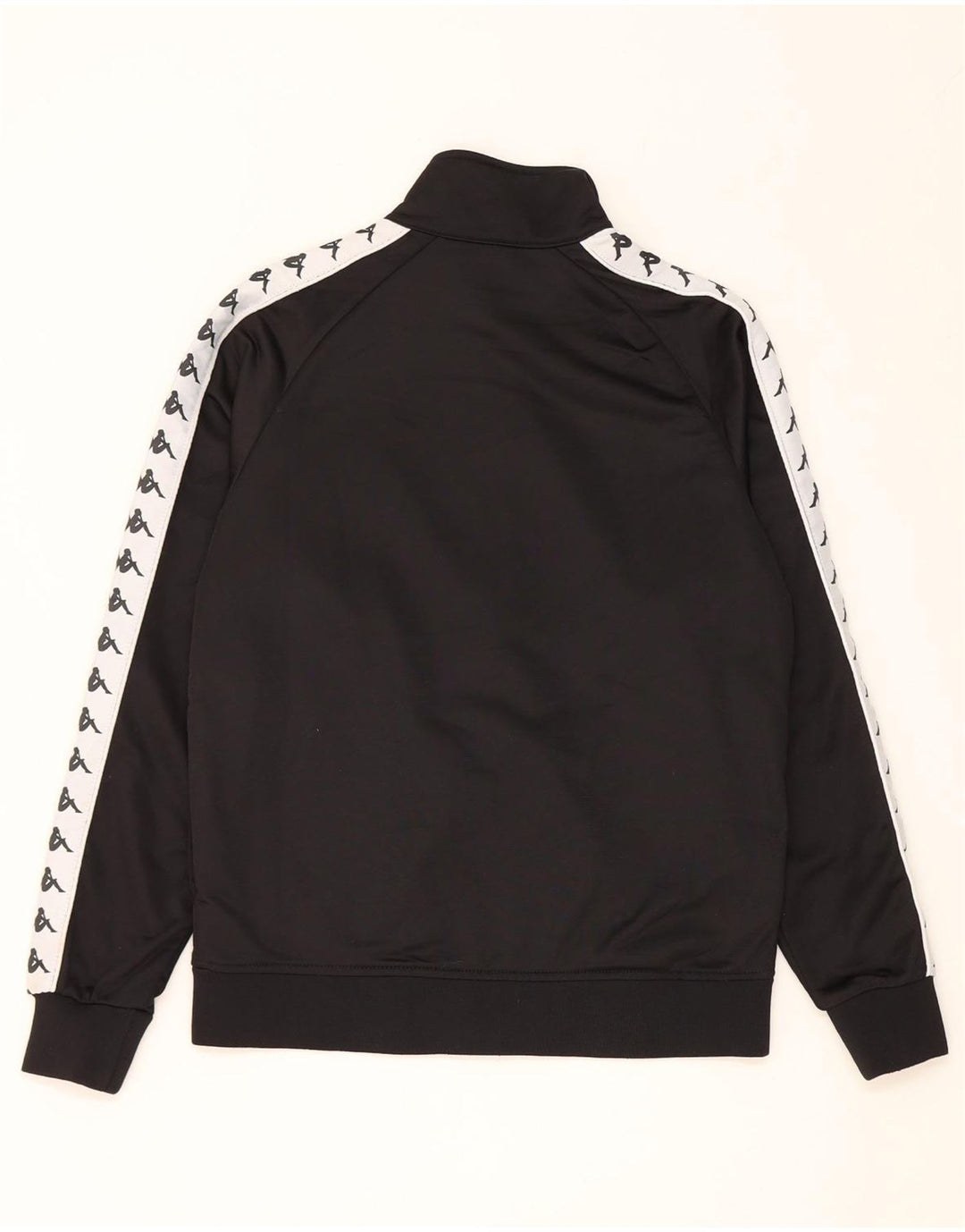 Kappa Herre grafisk træningsdragt Topjakke Medium Sort Colourblock Polyester