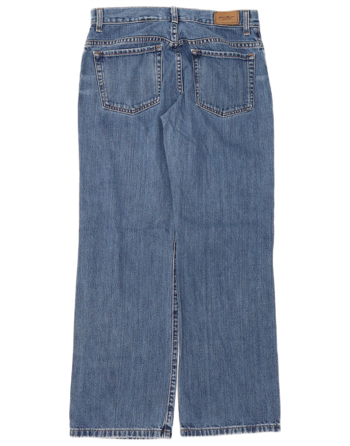 EDDIE BAUER Lige jeans til kvinder W28 L29 Blå