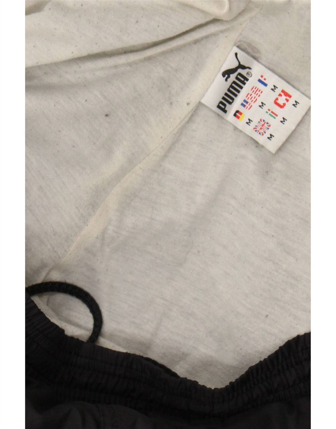 PUMA Mens Cargo Tracksuit Trousers Joggers Medium  Black Vintage Puma and Second-Hand Puma from Messina Hembry 