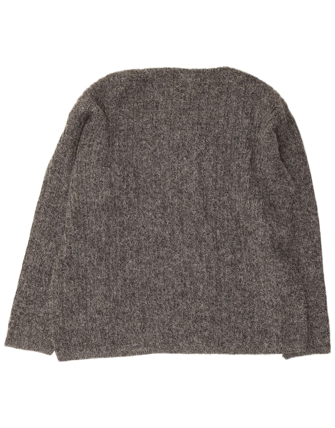 Rifle Herre V-hals Jumper Sweater Stor Grå Akryl