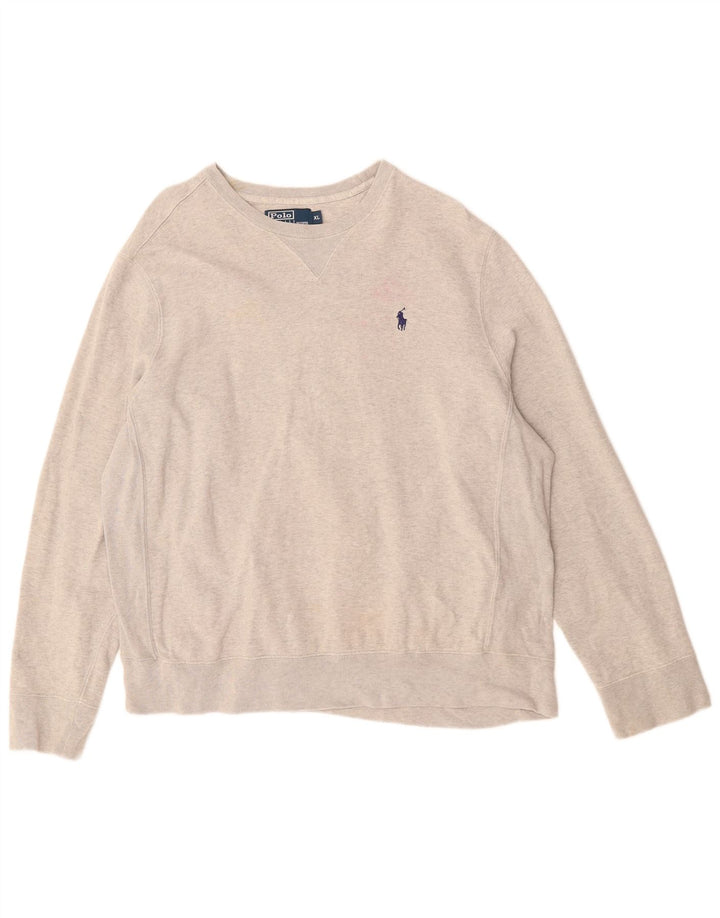 Polo Ralph Lauren Herre Sweatshirt Jumper XL Grå Bomuld