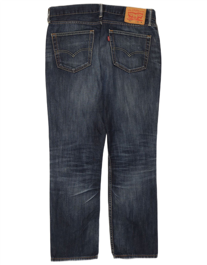 Levi's Herre 511 Slim Jeans W34 L30 Blå Bomuld