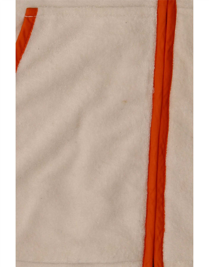 Slam Dame Fleece Oversized Hættetrøje Sweater med lynlås UK 10 Small White Polyester