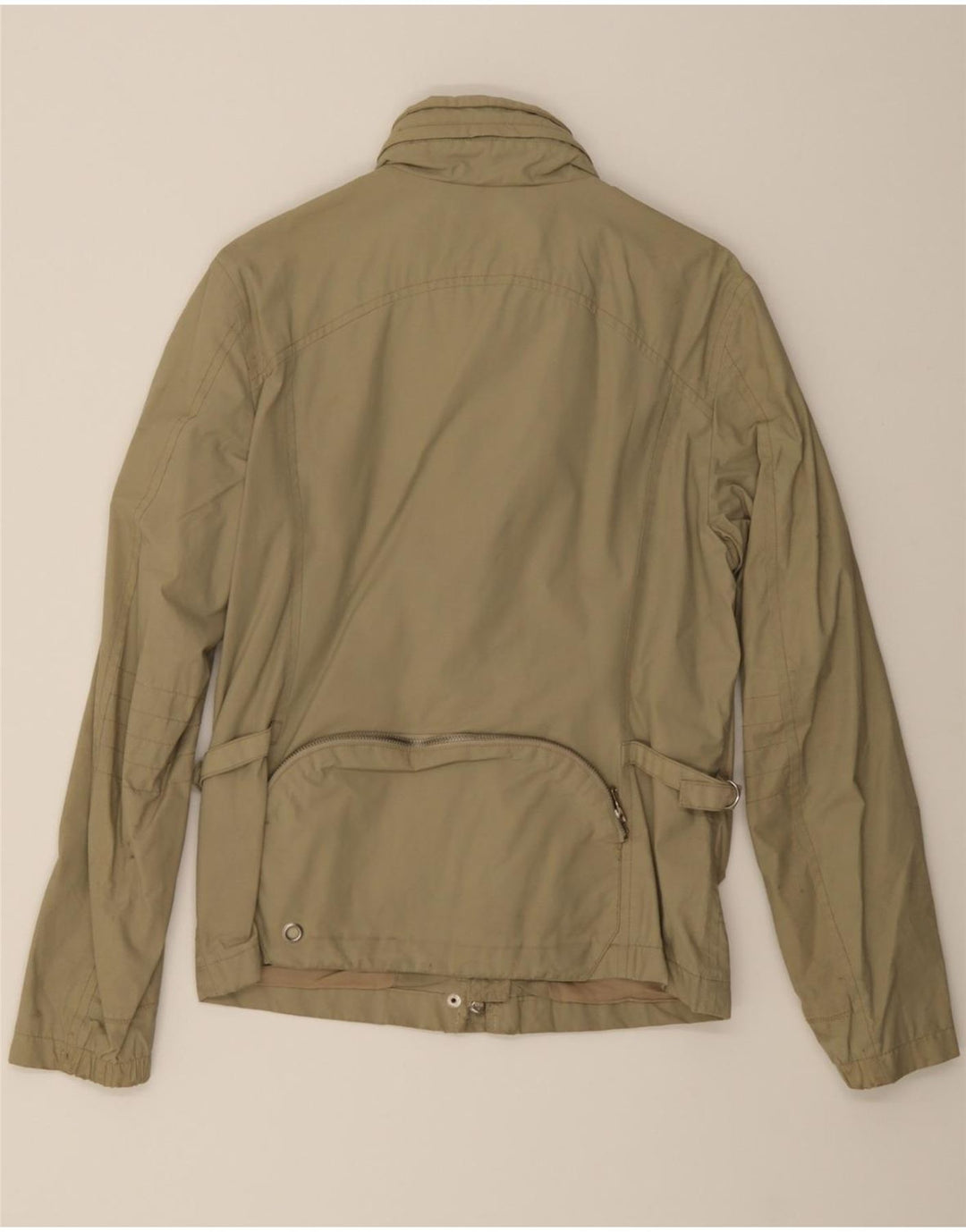 NORTH SAILS Womens Windbreaker Jacket UK 14 Large Beige Cotton Vintage North Sails and Second-Hand North Sails from Messina Hembry 