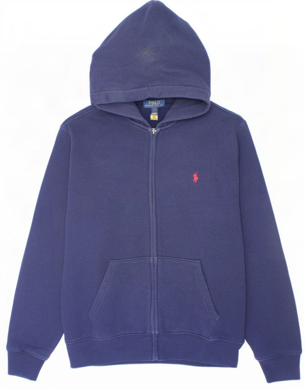 Polo Ralph Lauren drenge hættetrøje med lynlås 14-15 år Stor marineblå