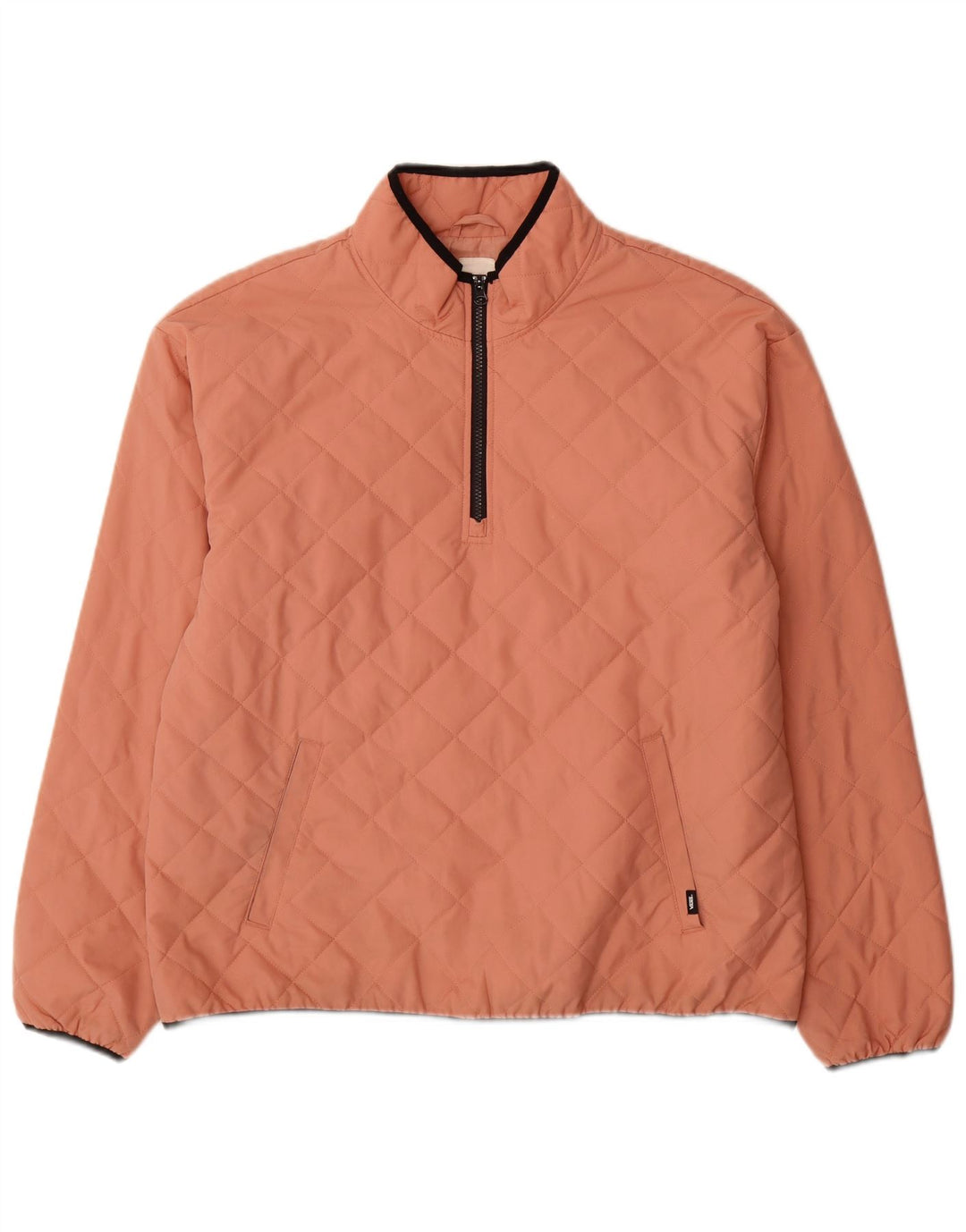 Vans Dame Pullover Quiltet Jakke UK 42 XL Pink Polyester
