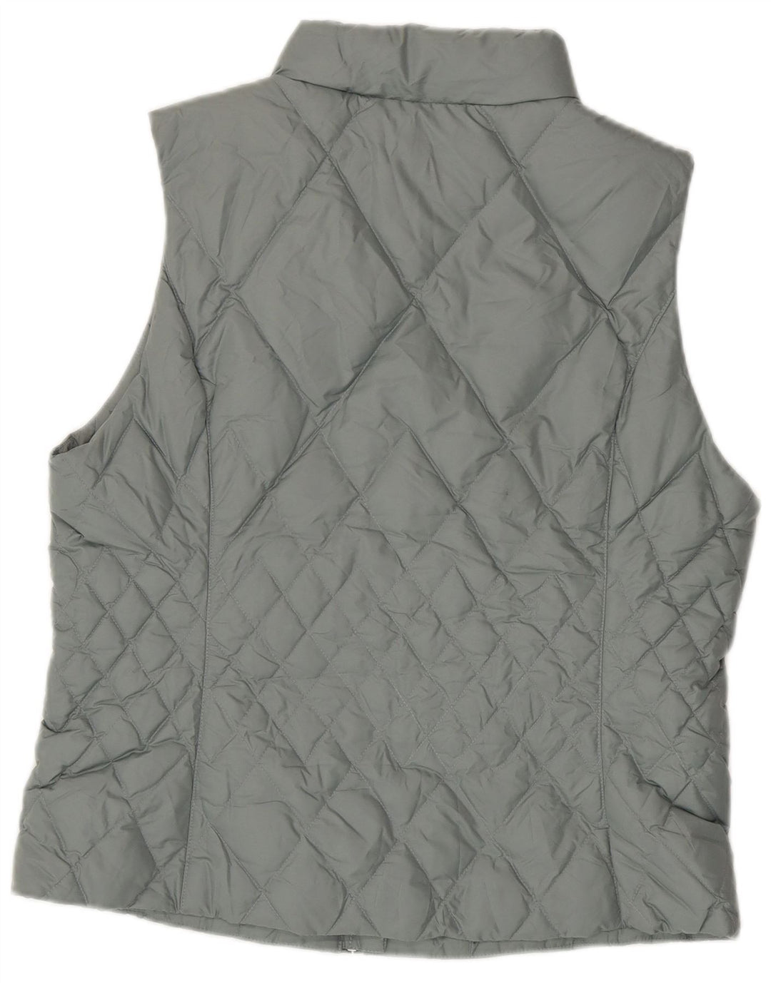Eddie Bauer Dame Polstret Gilet UK 16 Large Blue Polyester