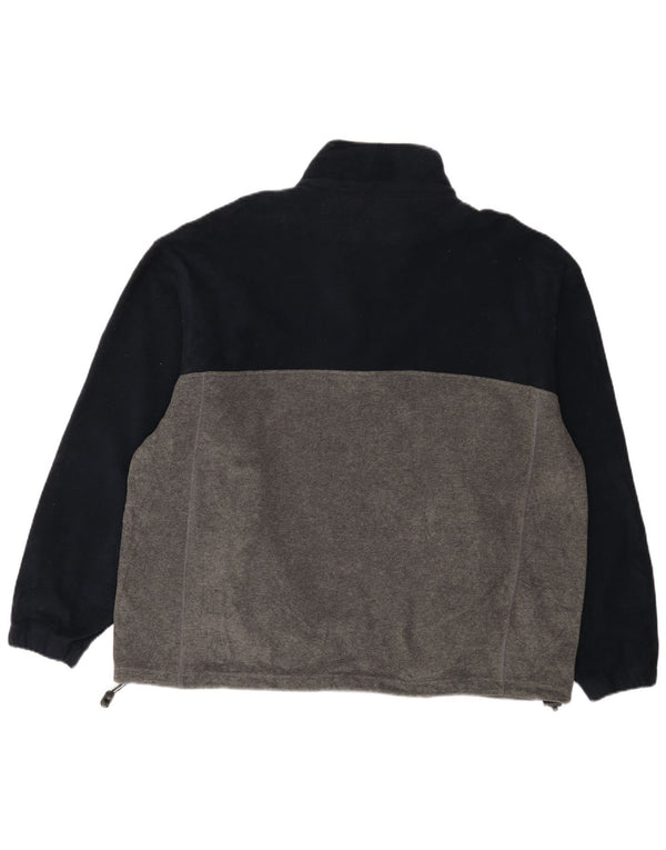 Champion herre lynlås hals fleece jumper XL marineblå Colourblock Polyester