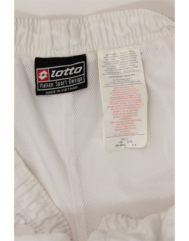 Lotto Herre Sportshorts UK 40/42 Large White Polyester