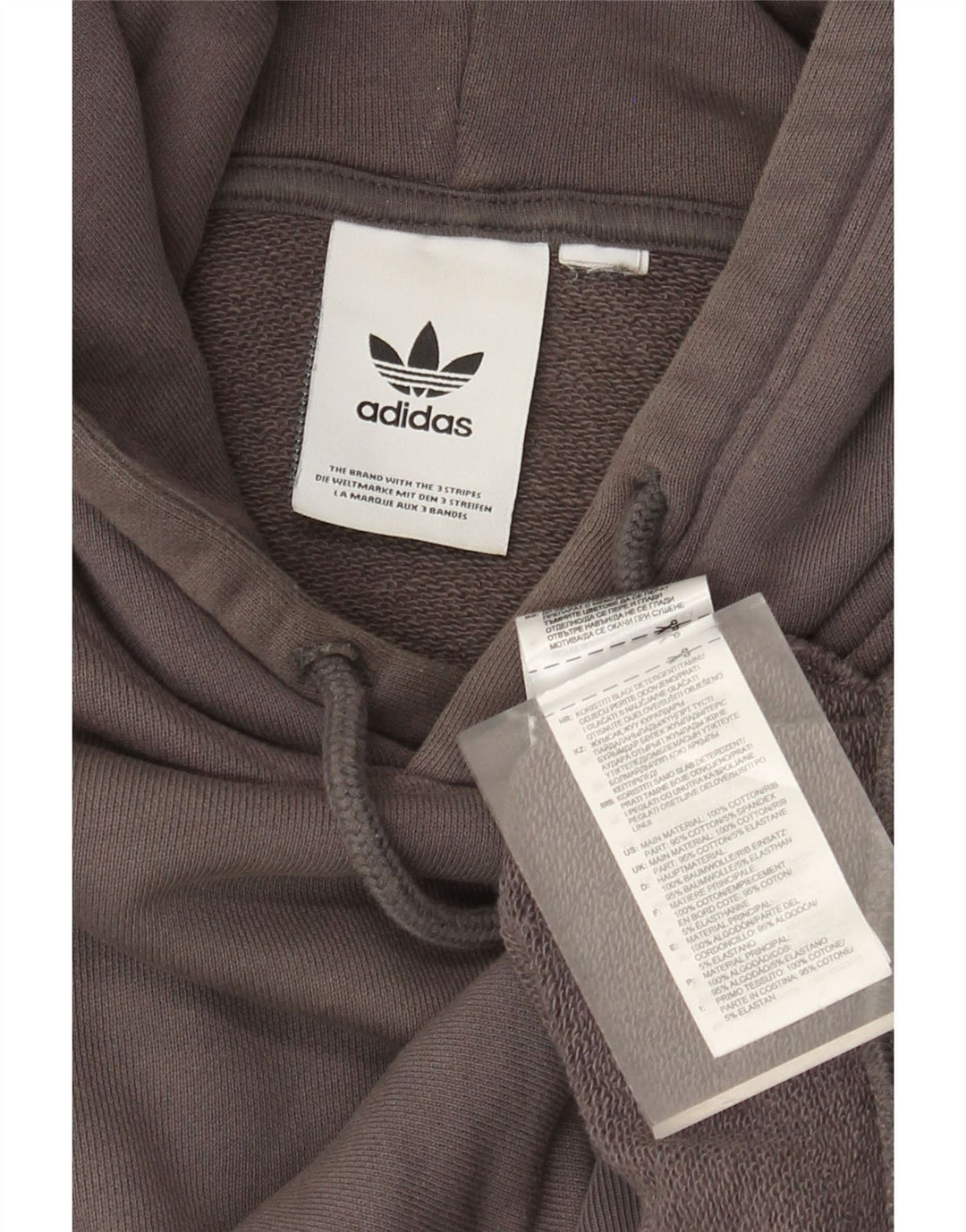 Adidas Herre hættetrøje Jumper Medium Grey Bomuld