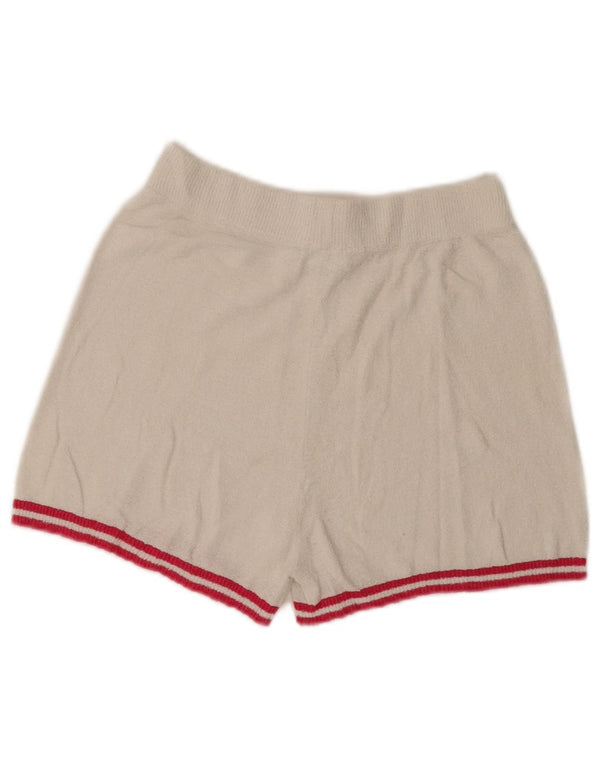 Benetton Girls Casual Shorts 10-11 år XL Hvidstribet bomuld