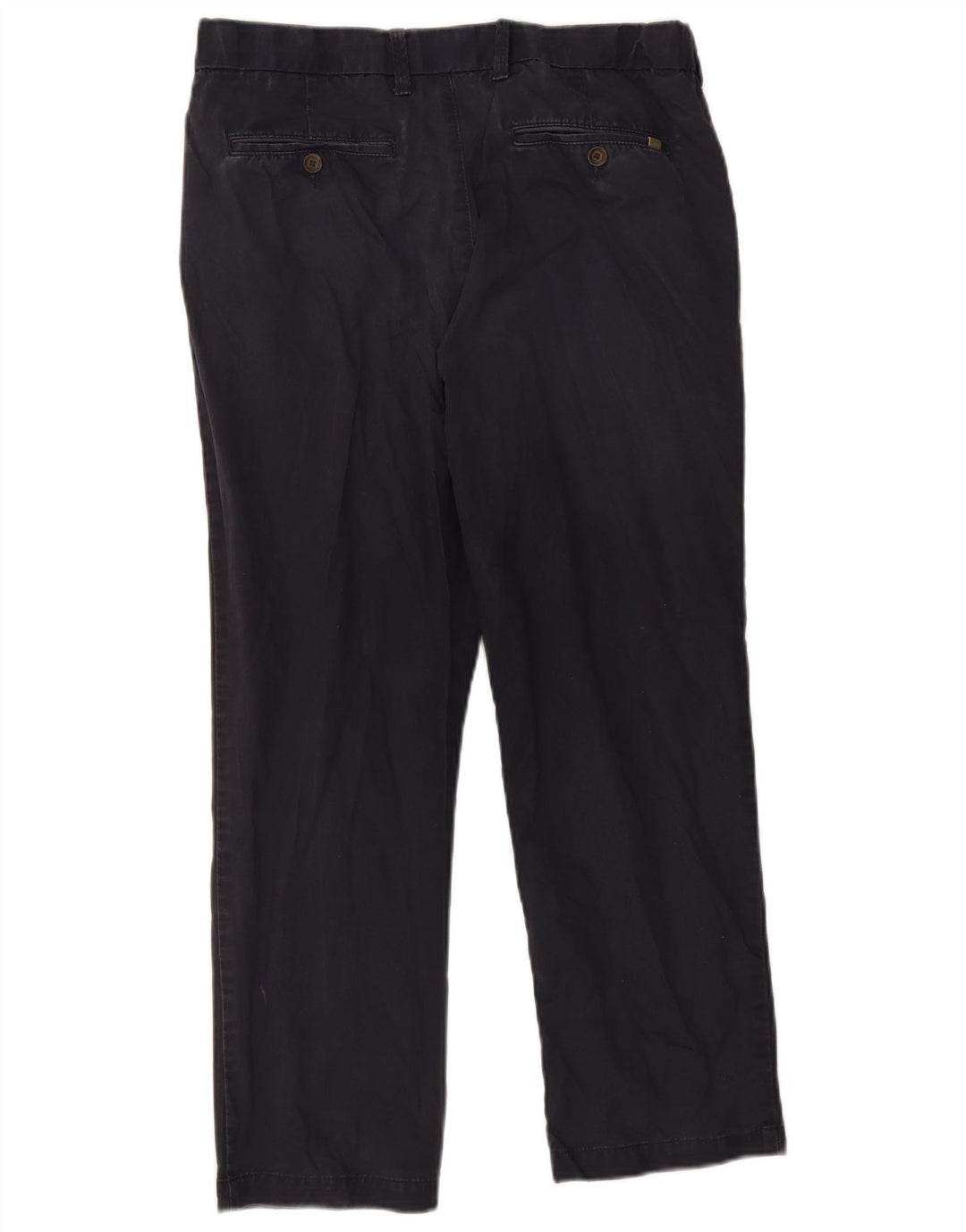 Marks & Spencer Herre Regular Chino Bukser W34 L29 Marineblå Bomuld