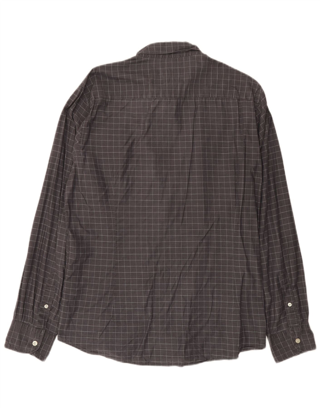Massimo Dutti herreskjorte XL grå ternet
