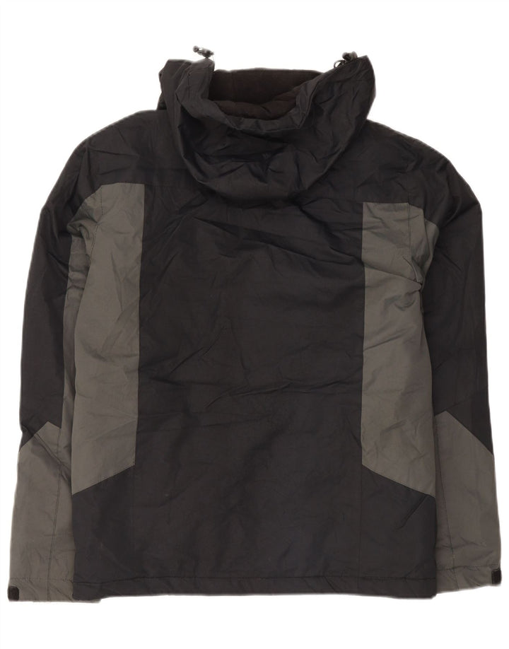 Mountain Warehouse Herre Windbreaker Jacket UK 34 XS Sort Colourblock