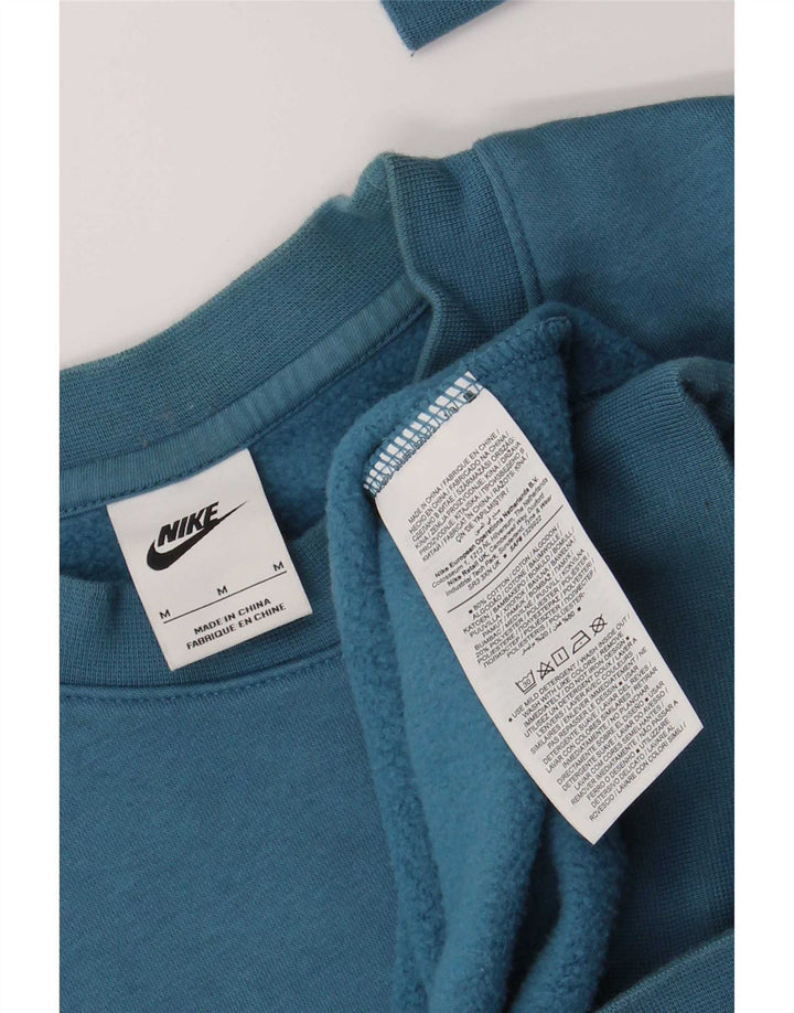 Nike Herre grafisk sweatshirt Jumper Medium Blue Colourblock