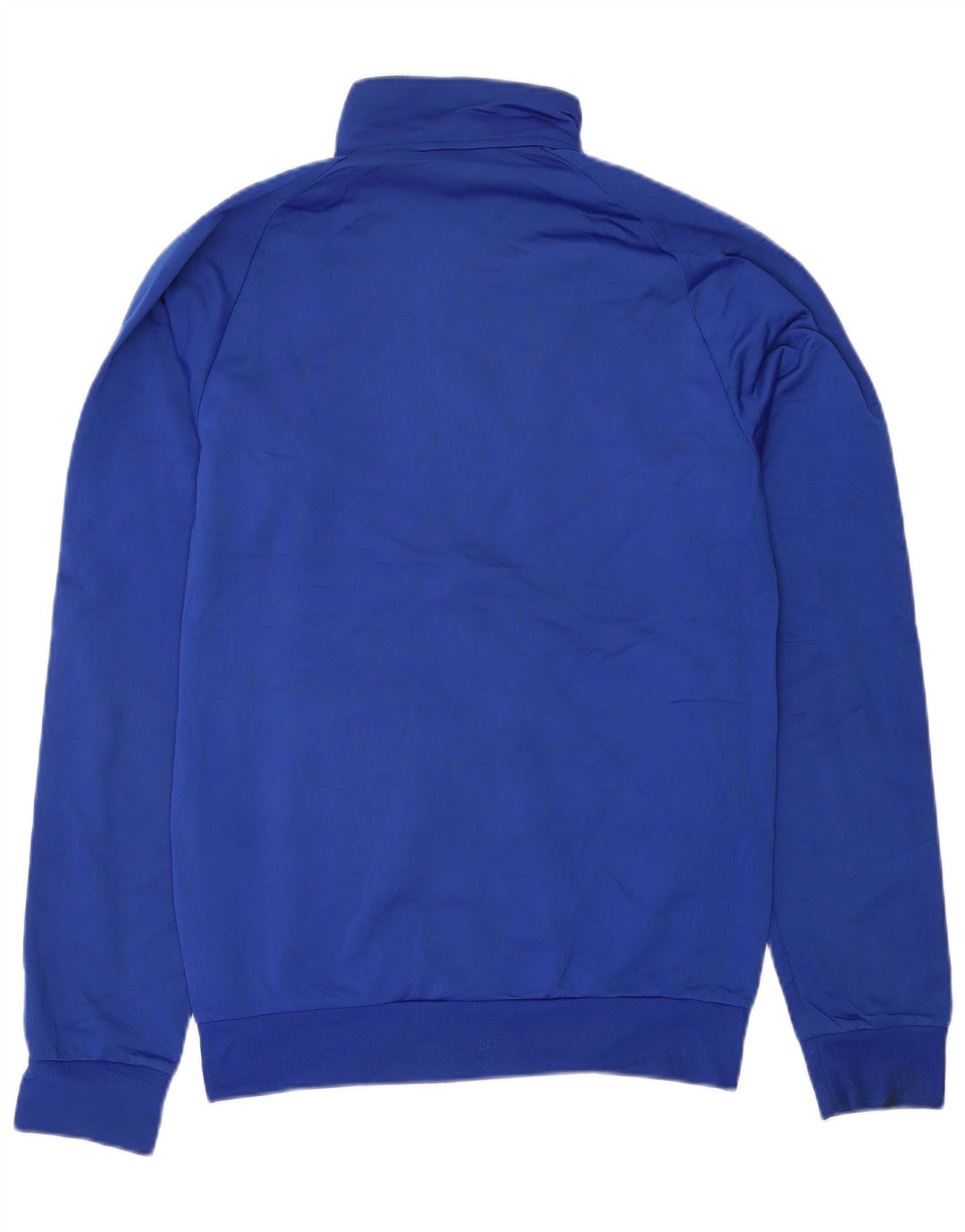 ADIDAS Mens Graphic Tracksuit Top Jacket Small Blue Polyester