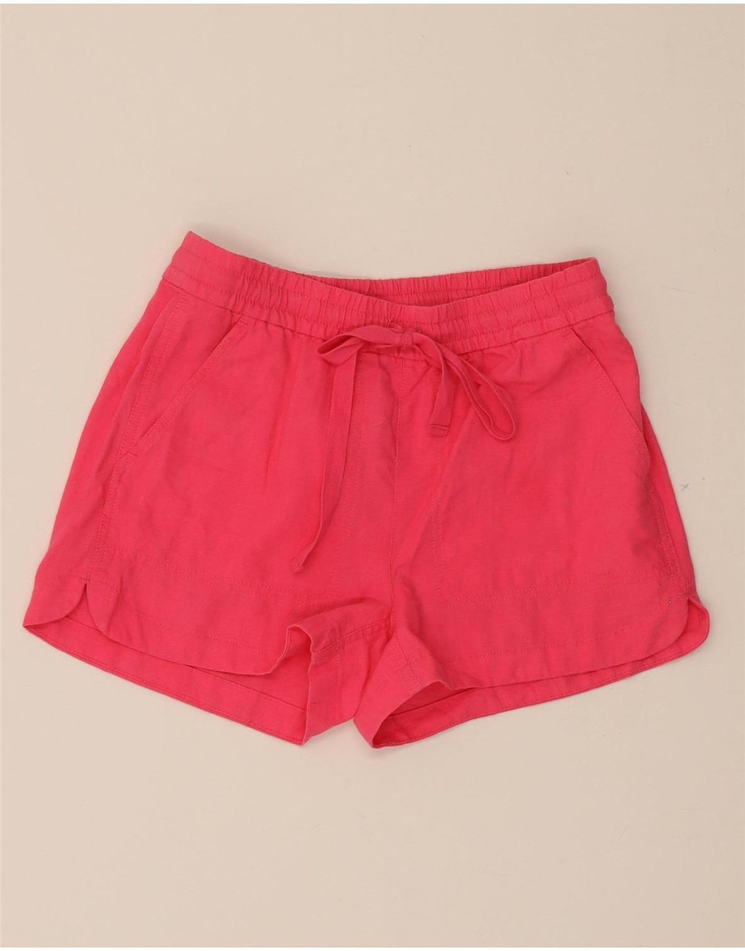 J. CREW Womens Chino Shorts 2XS W28 Pink Linen Vintage J. Crew and Second-Hand J. Crew from Messina Hembry 
