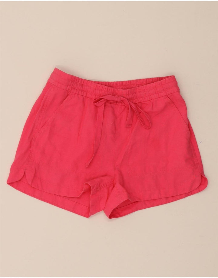 J. CREW Womens Chino Shorts 2XS W28 Pink Linen Vintage J. Crew and Second-Hand J. Crew from Messina Hembry 