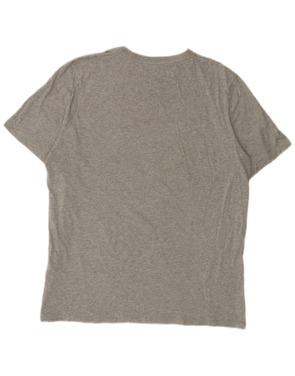 Timberland Herre Regular Fit Grafisk T-Shirt Top XL Grå