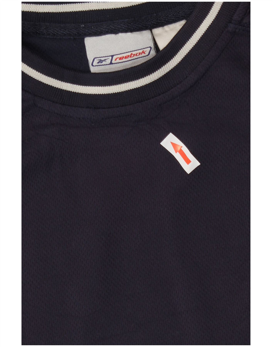 Reebok Herre T-Shirt Top Stor Marineblå Polyester