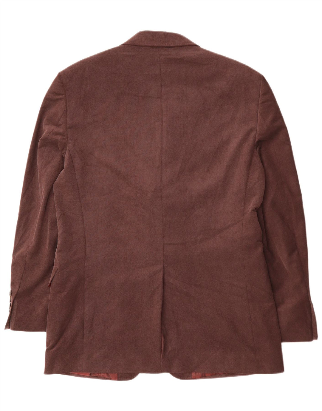 MARKS & SPENCER Herre 2-knaps Corduroy blazerjakke UK 38 Medium Burgundy