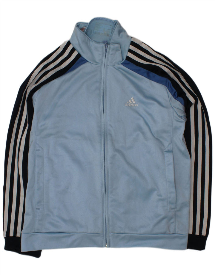 ADIDAS Træningsdragt til drenge Topjakke 11-12 år Blå Colourblock Polyester