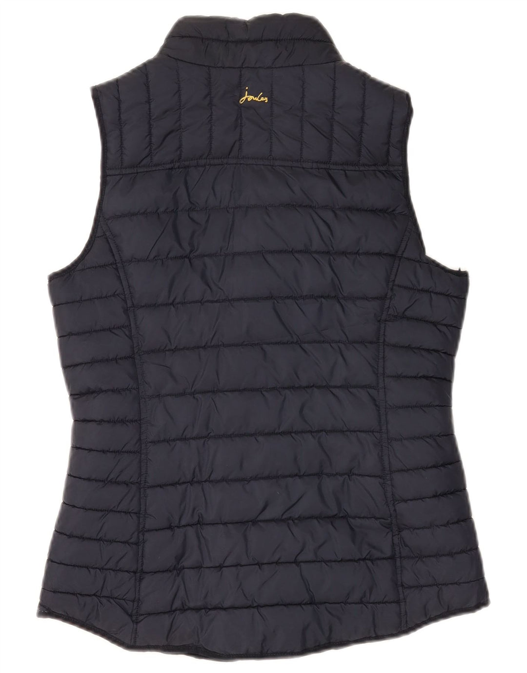 Joules Womens Polstret Gilet UK 10 Small Navy Blue Polyester