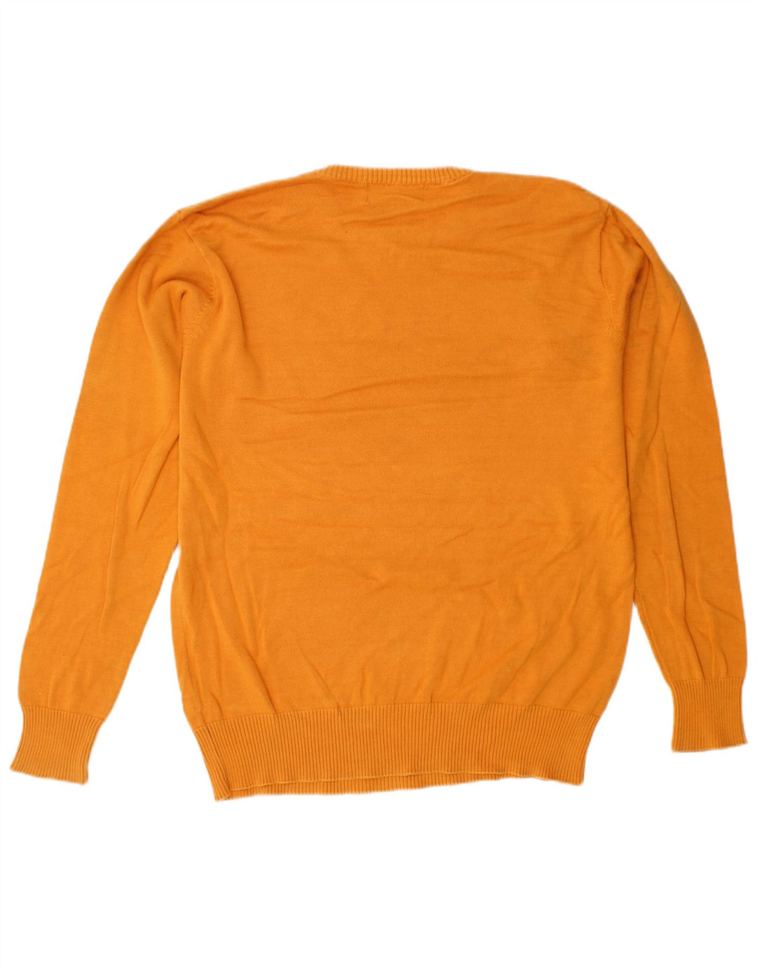 KAPPA Herre sweater med rund hals XL gul bomuld