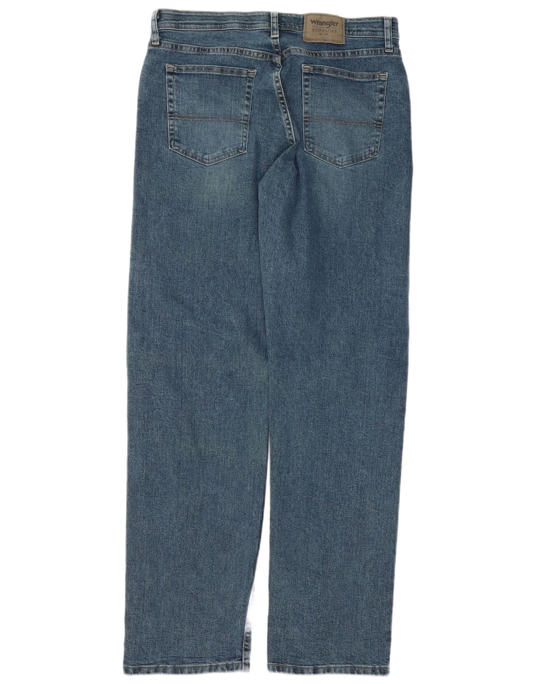 Wrangler Straight Jeans til mænd W32 L34 blå bomuld