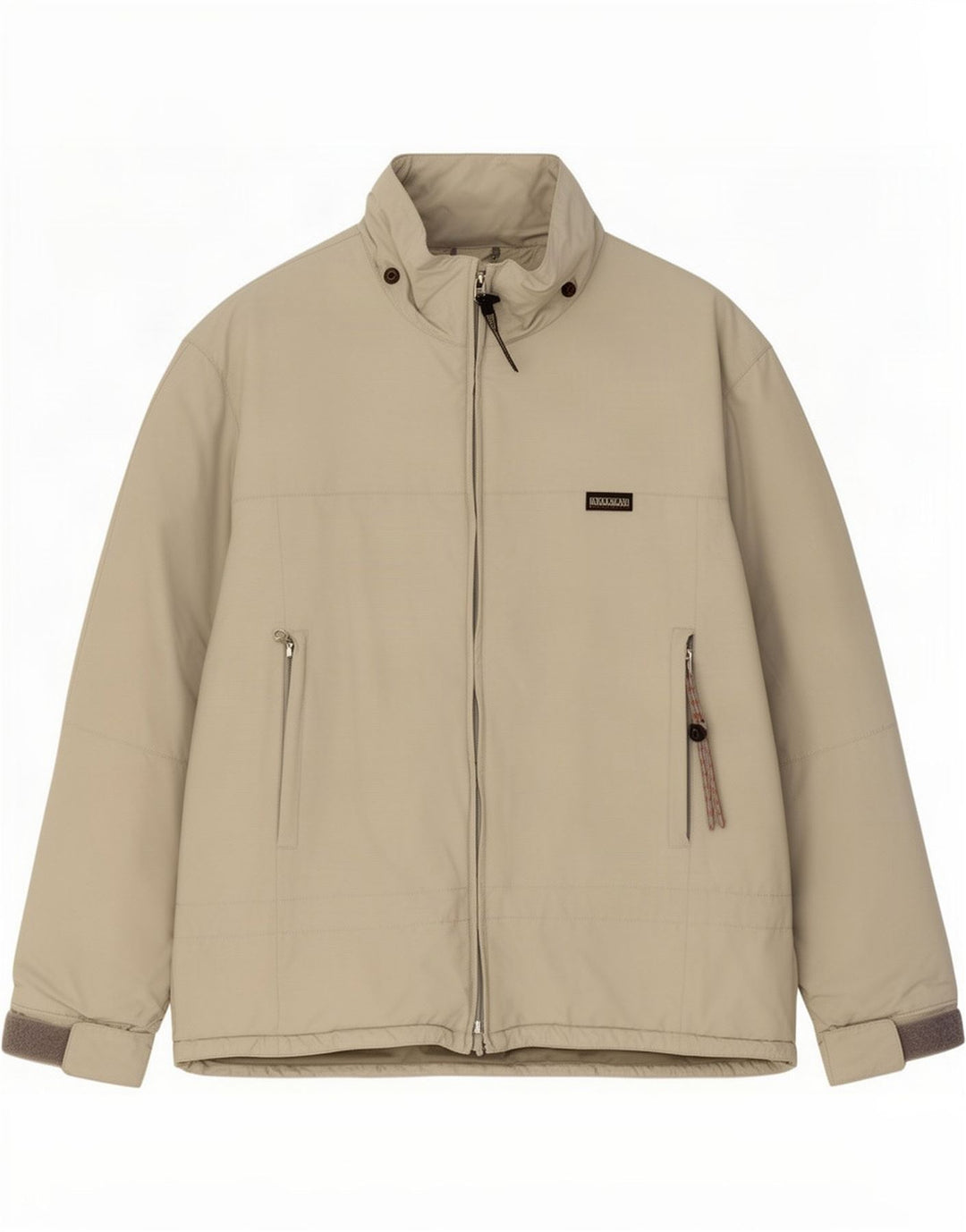 Napapijri Herre Windbreaker Jacket UK 38 Medium Beige Polyamid