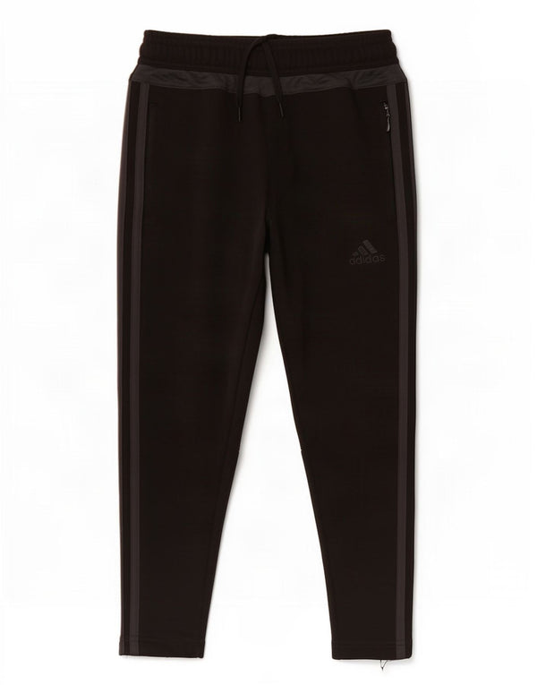 Adidas Boys Climacool Tracksuit Trousers 7-8 Years Black Polyester