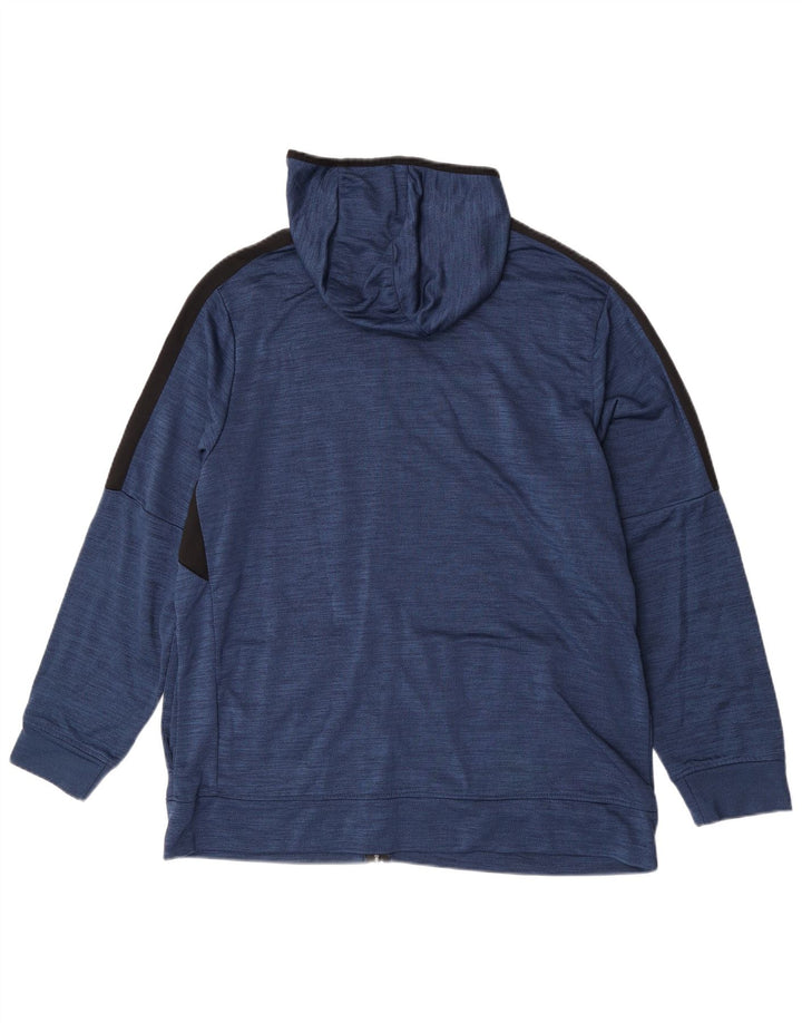 Russell Athletic Herre hættetrøje med lynlås XL Blå Colourblock Polyester