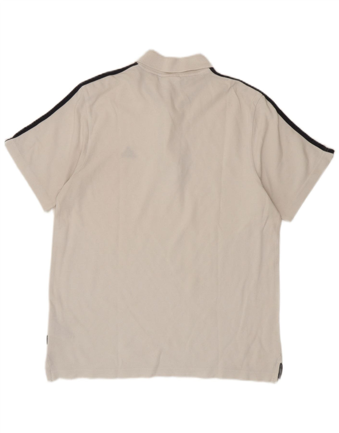 Adidas herre poloshirt Medium hvid bomuld