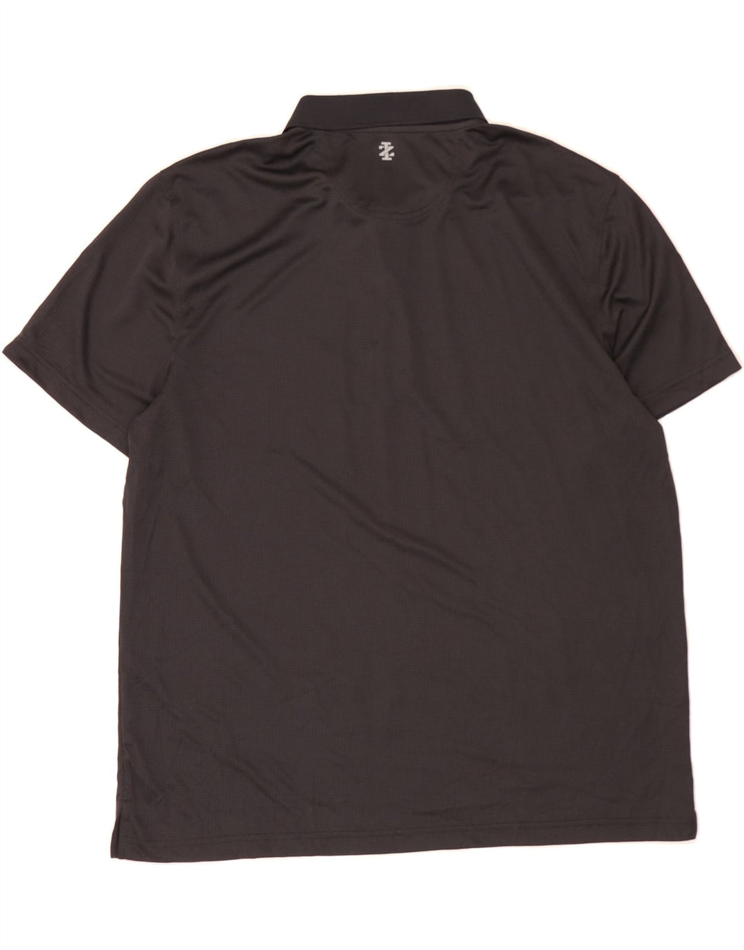 IZOD Mens Polo Shirt 2XL Black Polyester Vintage Izod and Second-Hand Izod from Messina Hembry 