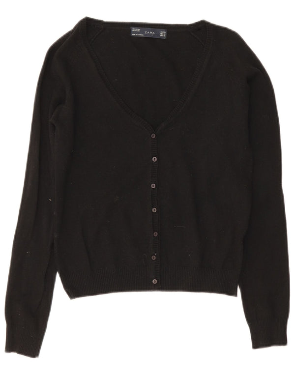 Zara Bolero Jumper UK 12 Medium Sort Bomuld