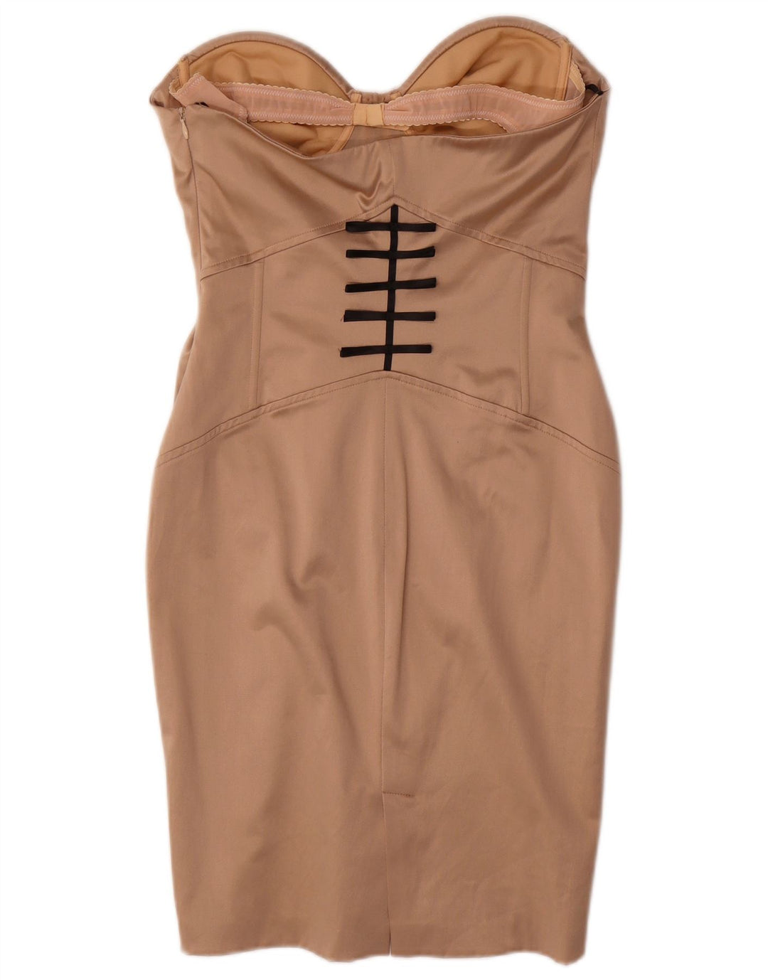 Elisabetta Franchi Dame 2-delt sæt IT 44 Medium Beige Polyester