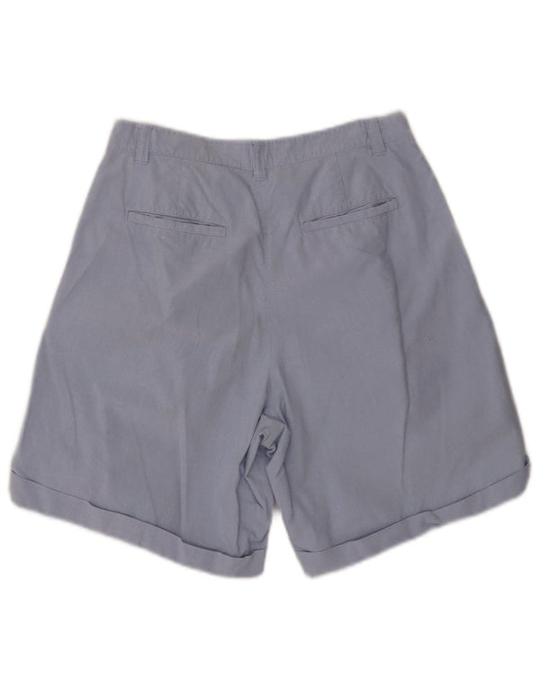 St. Bernard Chino Shorts til kvinder UK 12 Medium W28 Blå Bomuld
