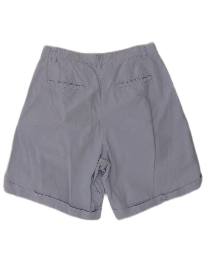 St. Bernard Chino Shorts til kvinder UK 12 Medium W28 Blå Bomuld